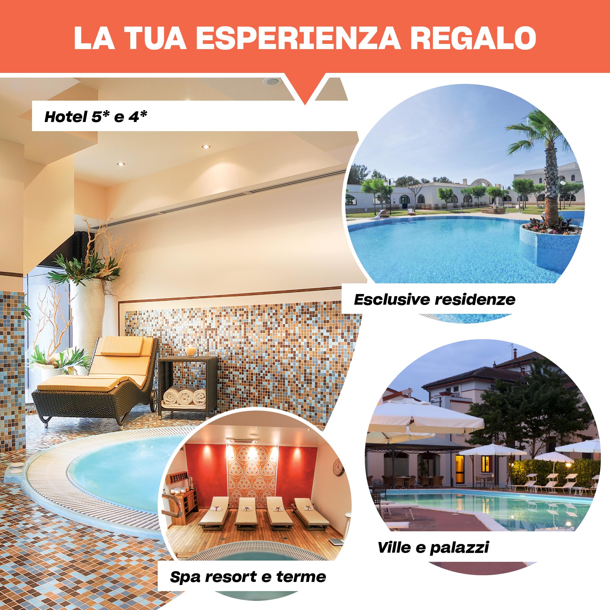 Smartbox - Cofanetto Regalo Soggiorno in Spa da Favola - Idea Regalo per Due - 1 Notte con Colazione e 1 Esperienza Relax per 2