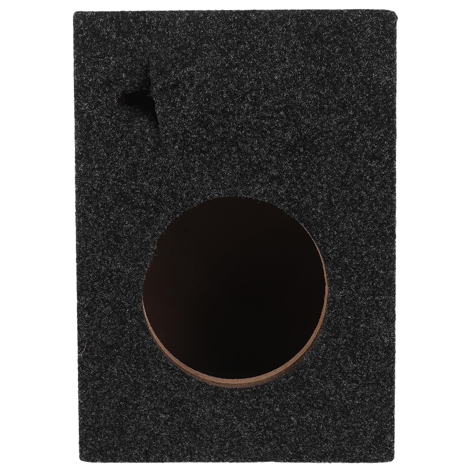Cassa Acustica Quadrata Ultra Sottile, Box Subwoofer 6,5 Pollici in Legno e Feltro, Nero, per Car Audio e Audio Equipment, Installazione Facile, per Veicoli e Eventi All'aperto