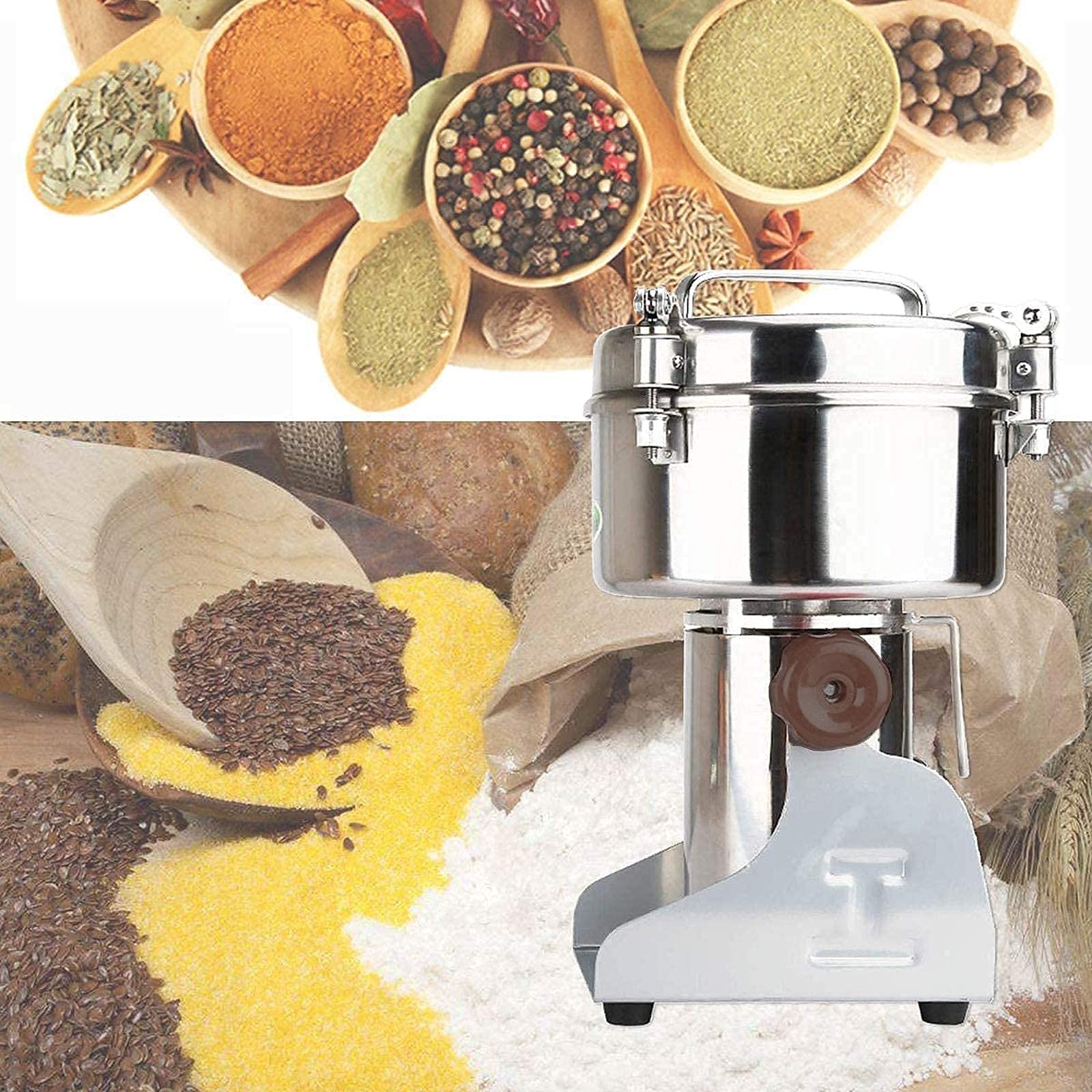 Macinacaffè automatico Prodotti Macinacaffè elettrico Macinacaffè 30 Polverizzatore in acciaio INOX Tipo di oscillazione commerciale Macchina in polvere per materiale secco Cereali Caffè speziato al