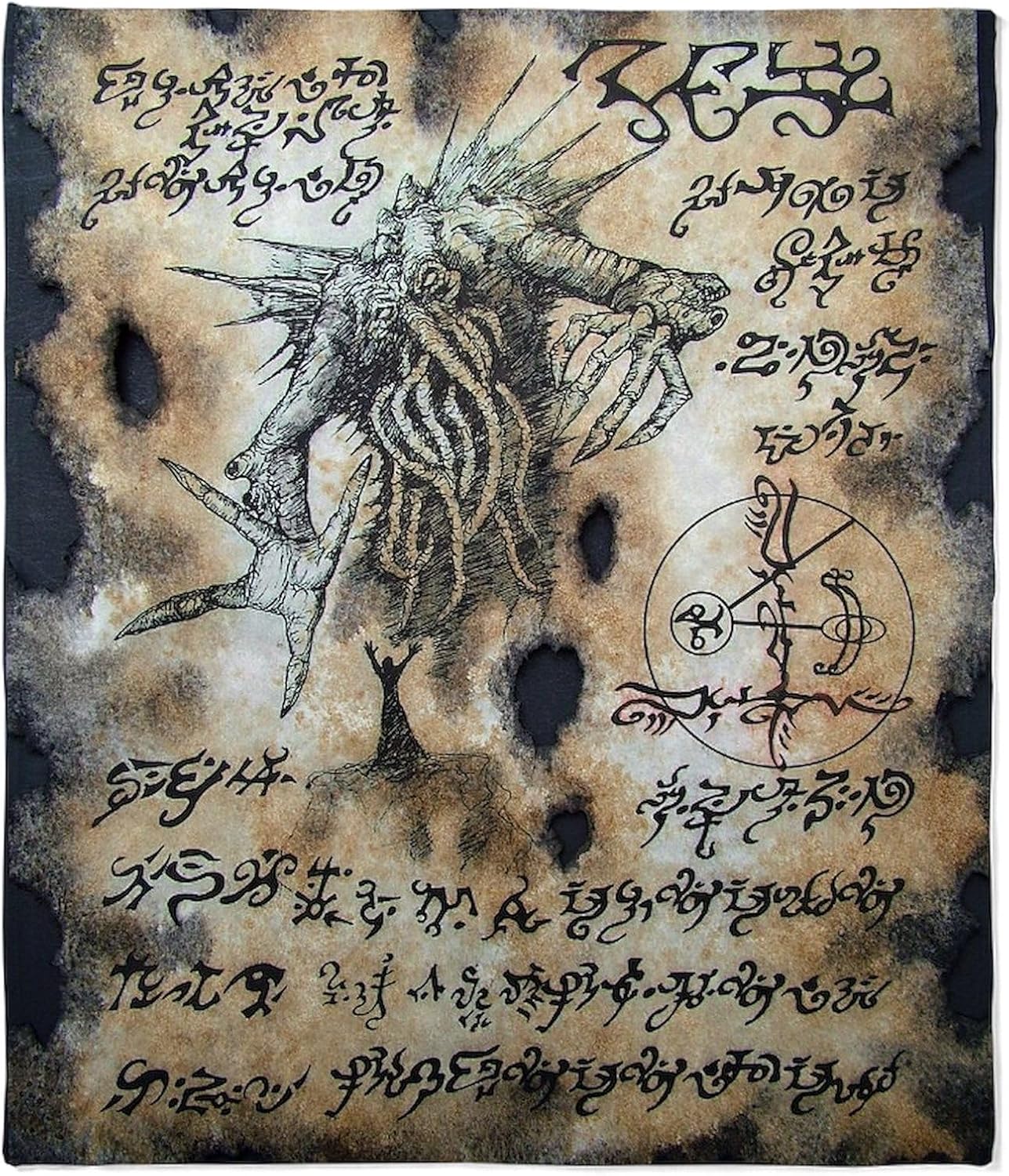 CafePress Calling Cthulhu Throw Blanket Super Soft Fleece Plush Throw Blanket, 60"x50"