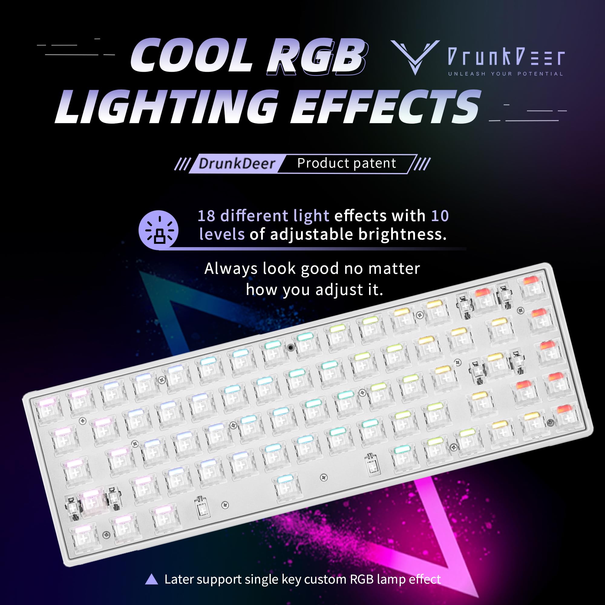 Amazon.com: DrunkDeer G65 Rapid Trigger Mechanical Keyboard  