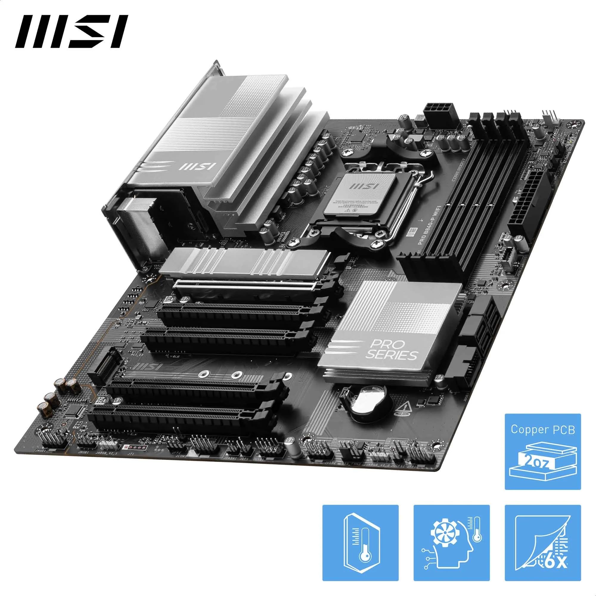Amazon.com: MSI PRO B840-P WiFi Motherboard, ATX - Supports AMD