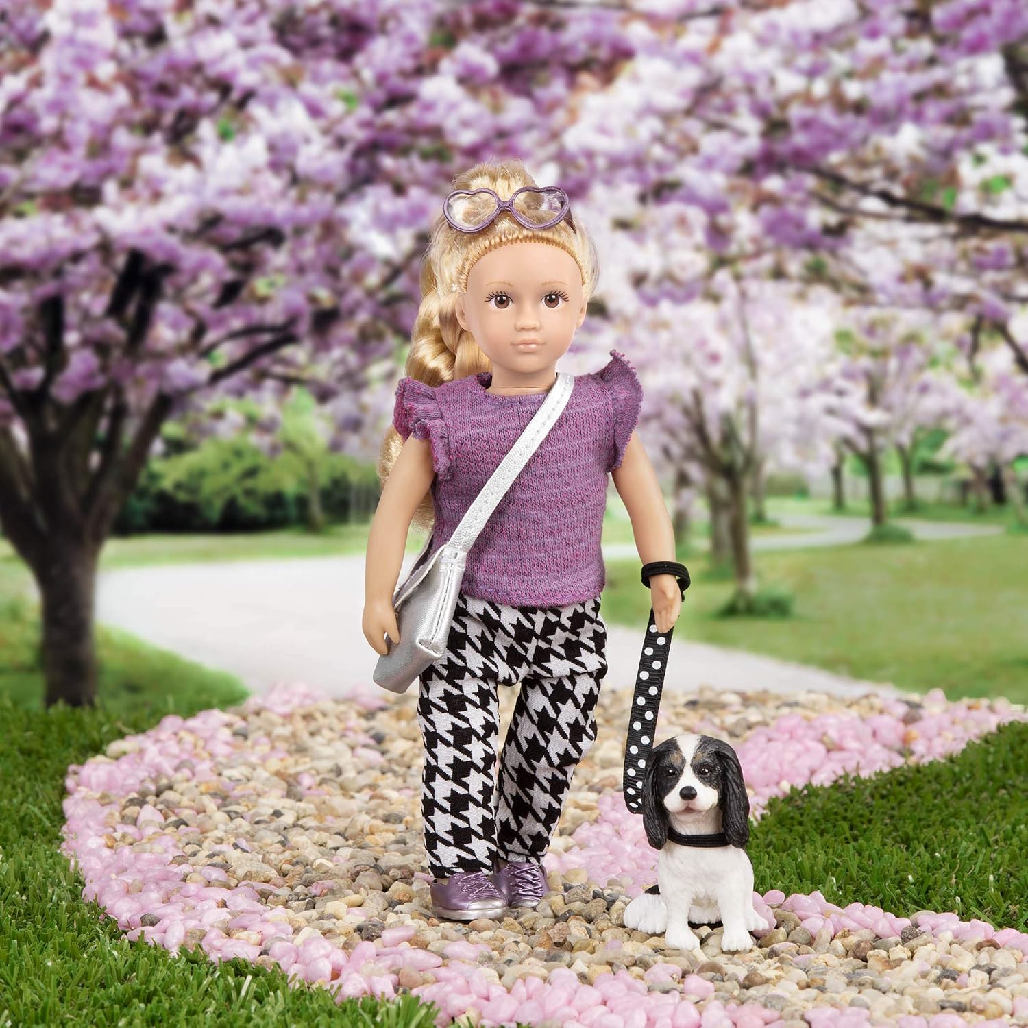 Lori Dolls, Mini Doll & Toy Dog, 6-inch Doll & Spaniel Pup, Play Set including Outfit, Animal & Accessories, Heather & Nugget - Image 3