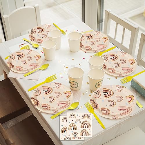 Miniatura 48 de 96 piezas de suministros de fiesta de neón para platos de fiesta, servilletas, vajilla, neón brillante, cumpleaños, pintado, decoración de fiesta