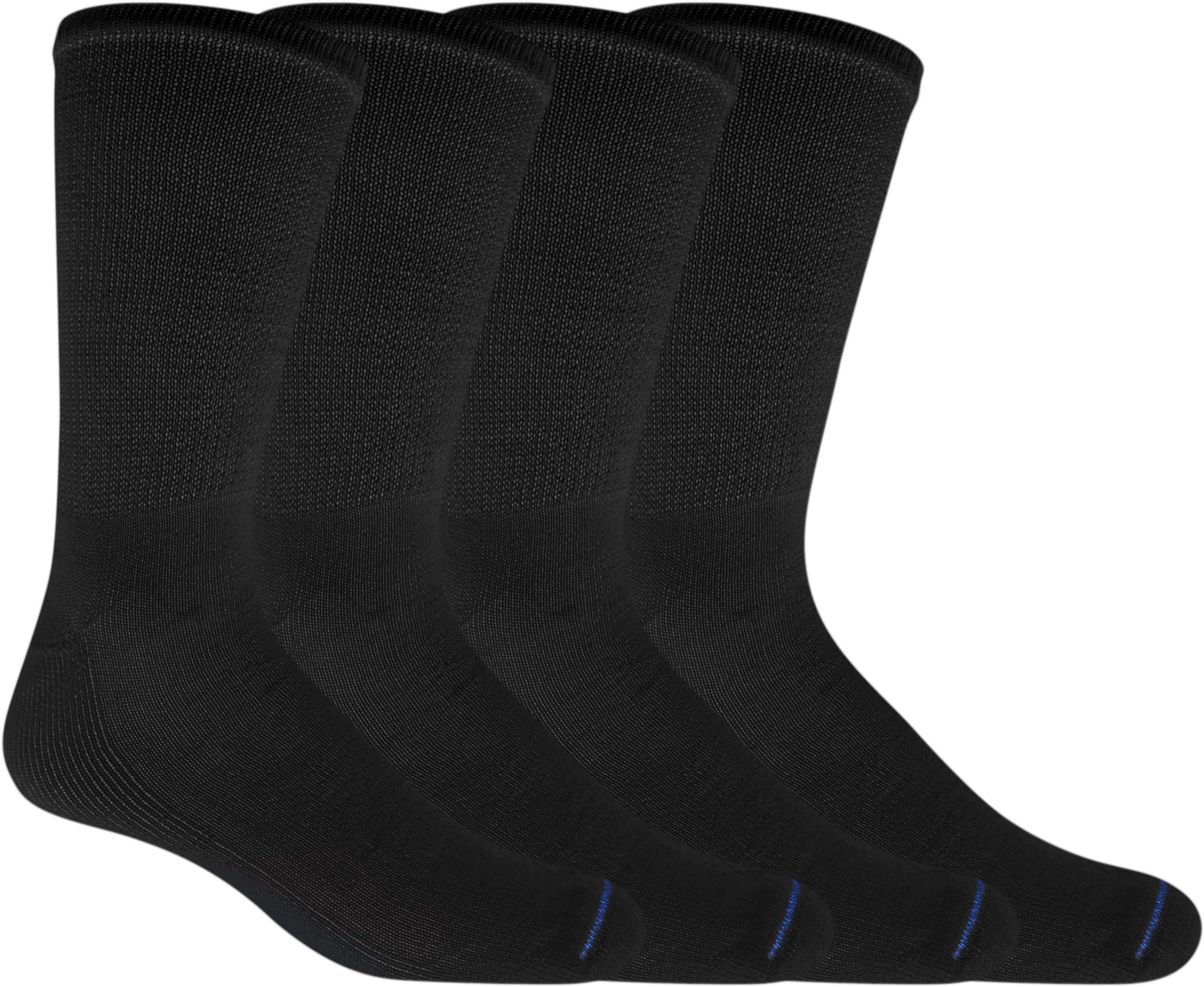 Men's Diabetes & Circulator Socks - 4 & 6 Pair Packs - Non-binding Moisture Management