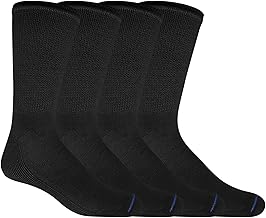 Dr. Scholl's mens Diabetes & Circulator Socks - 4 & 6 Pair Packs - Non-binding Moisture Management