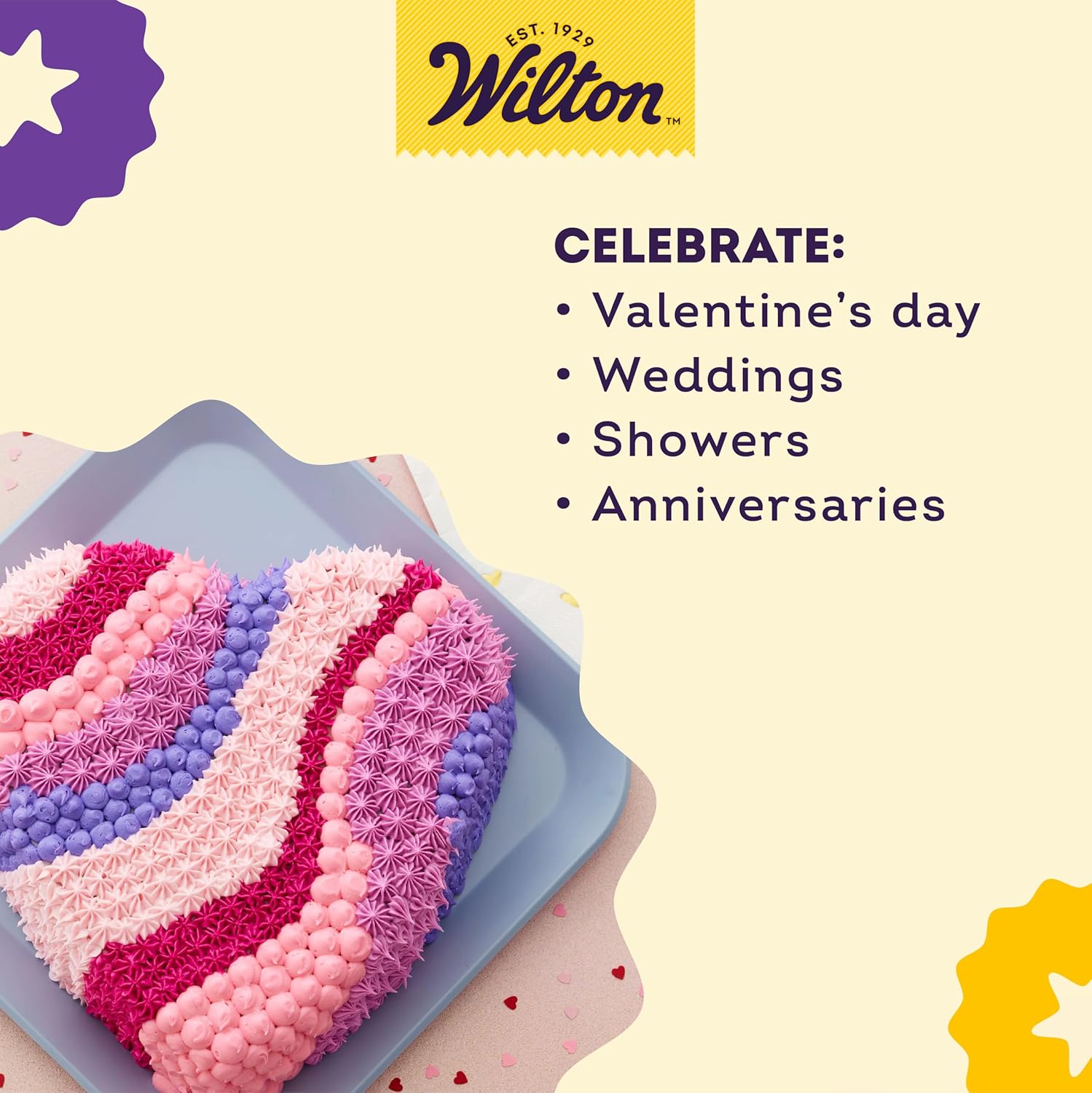 8" x 2" Non-stick Aluminum Heart Cake Pan