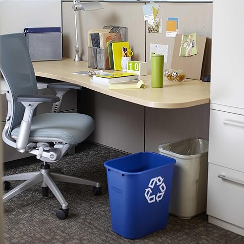 Miniatura 6 de Rubbermaid Commercial Products - Basurero de escritorio de resina plástica