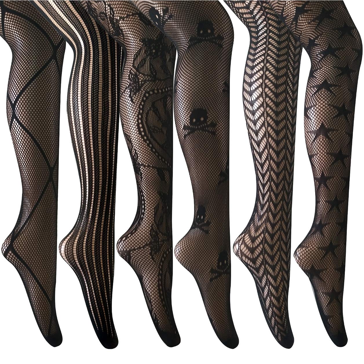 floral fishnet tights