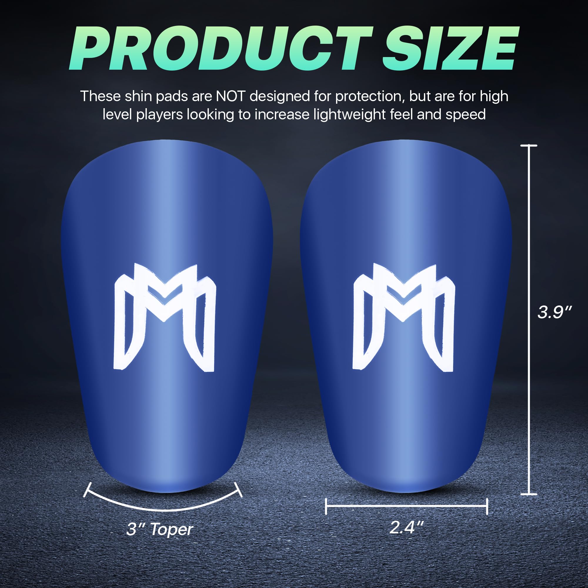 MediCaptain Mini Protège-tibias De Football – Mini Protège-tibias Intégrés Pour Hommes, Femmes, Adolescents – Petits Protège-tibias, Parfaits Pour Les Joueurs De Haut Niveau – Légers Et Respirants