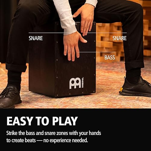 Miniatura 4 de Cajón de Caja Tambor con Bolsa Bundle para Música Acústica — FABRICADO EN EUROPA — Madera de Abedul Báltico, Toca con Tus Manos, Tamaño Completo