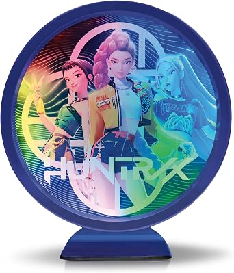KPop Demon Hunters Huntrix Lamp, 20cm Colour Changing LED Night Light [Energy Class A]