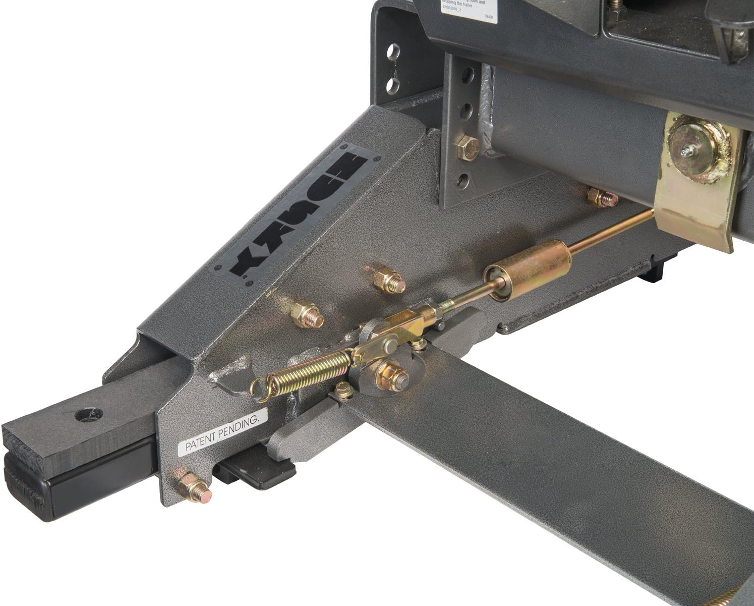Husky 31690 26K-W Wrap Around Jaw 5th Wheel Hitch with Glider, 26,000 lb Capacity