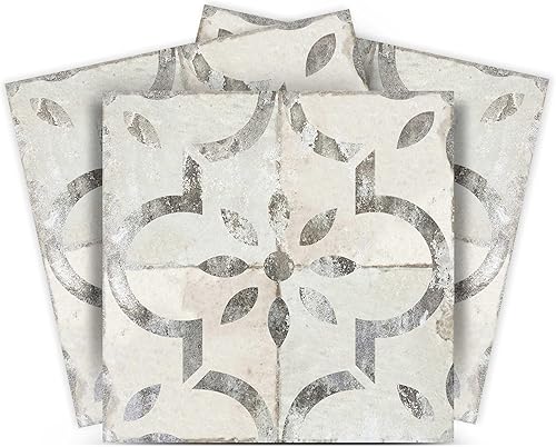 MI ALMA Moldes de azulejos para decoración del hogar, fácil de instalar, azulejos para cocina y baño, estilo retro rústico oldfashon (7 x 7 pulgadas)