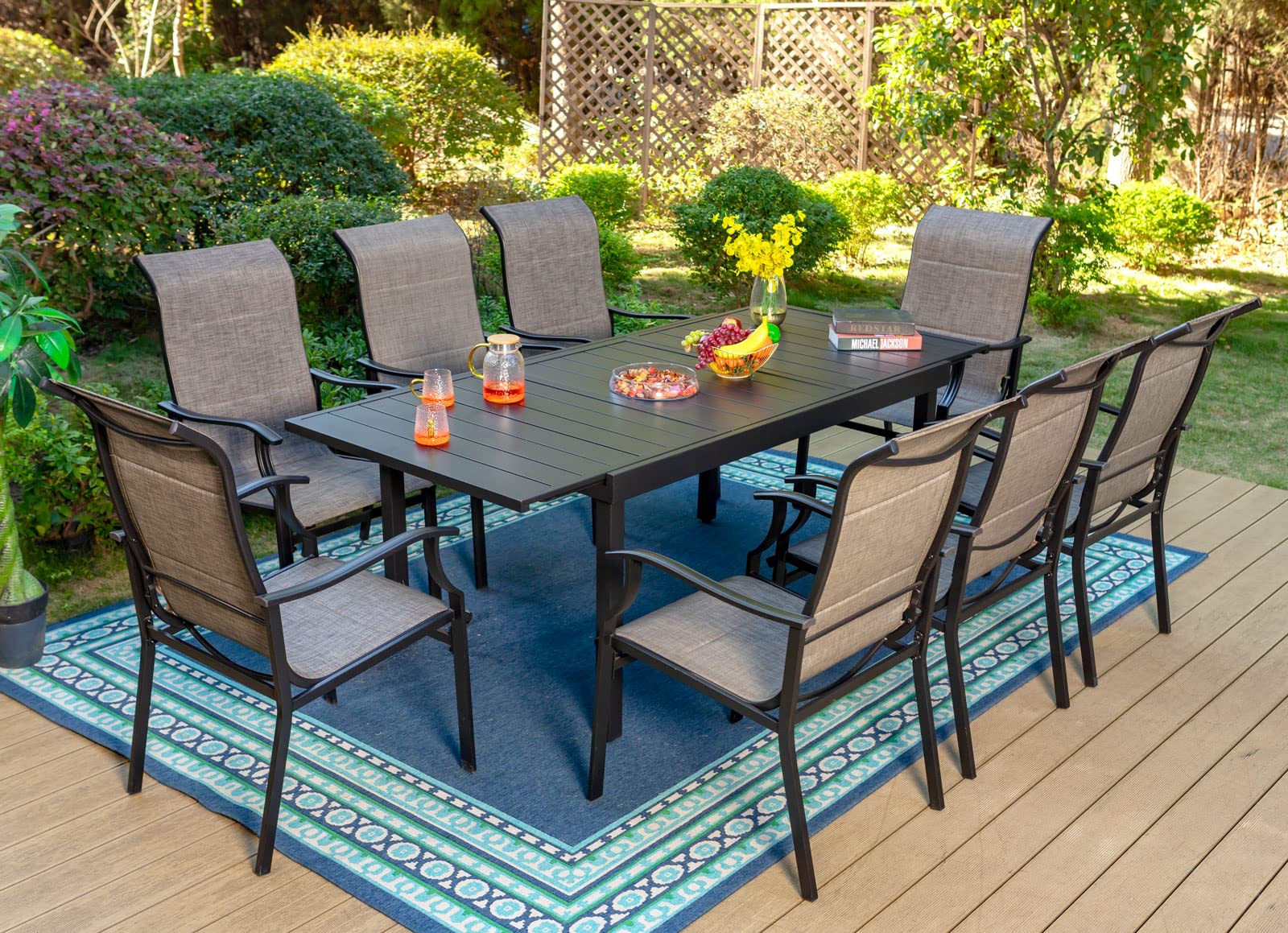 Metal Patio Patio Furniture Dining Set Sale Cast Aluminum Patio