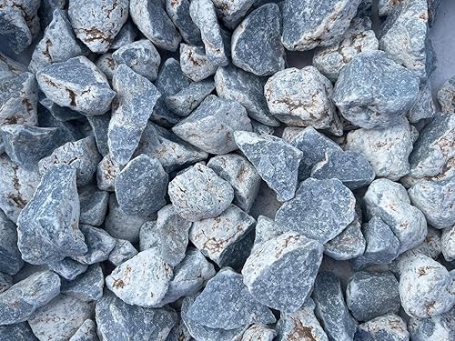 GAF TREASURES Cristales de angelita crudos al por mayor, piedra angelita natural, cristales de angelita ásperos naturales, angelita áspera,