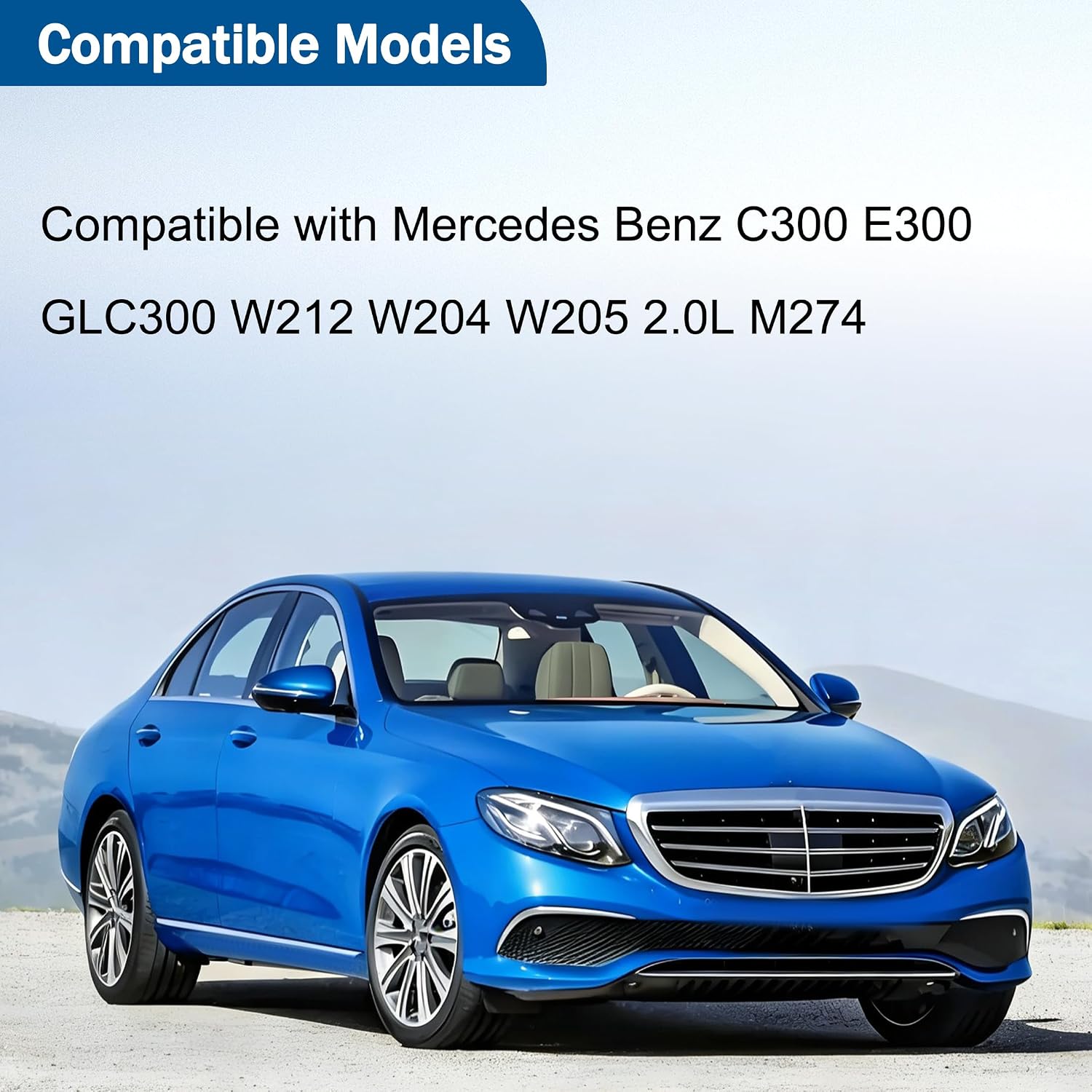 Turbo Wastegate Actuator Long Compatible with Mercedes Benz C300 E300 GLC300 W212 W204 W205 2.0L M274 Replaces 2740903580 2740904080 2740904200 2740904380