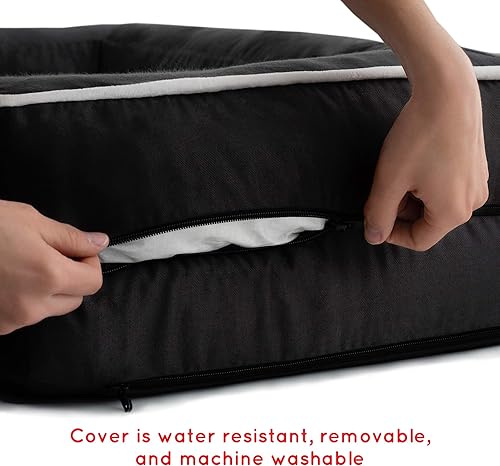 Miniatura 4 de Brindle Cama ortopédica para perros extra grandes, sofá cama impermeable para perros extragrande, sofá cama de espuma viscoelástica de apoyo para