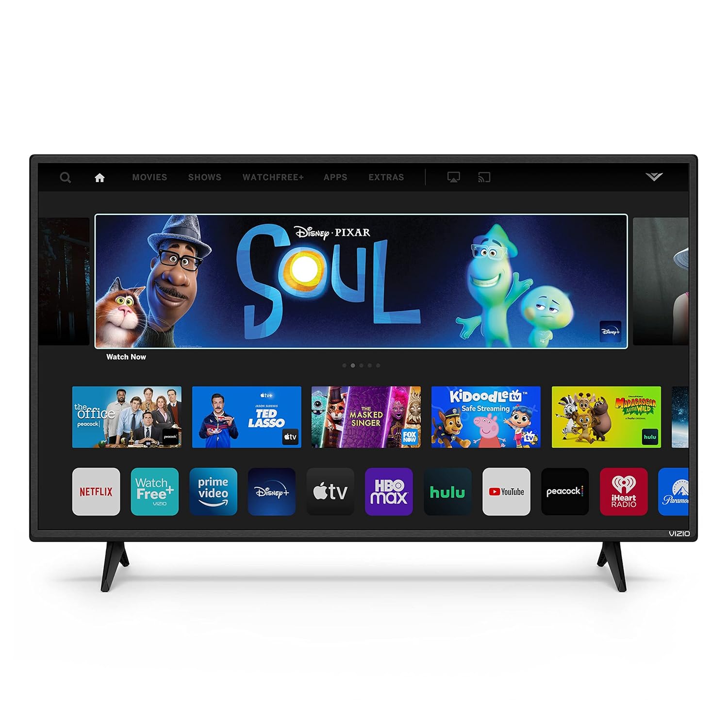 VIZIO 43-inch D-Series Full HD 1080p Smart TV with Apple AirPlay and Chromecast Built-in TV Only Renewed
