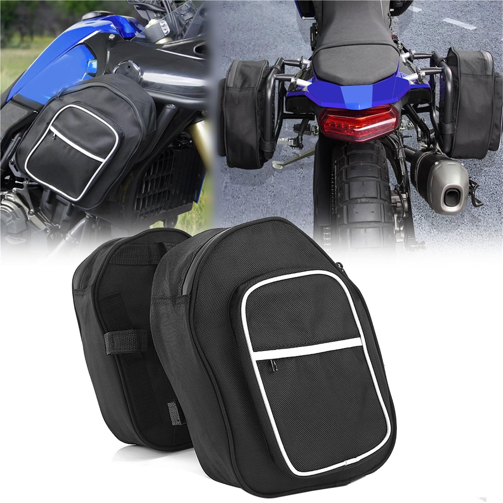Sacs de moto étanches et sacoches de selle universelles pour Kawasaki