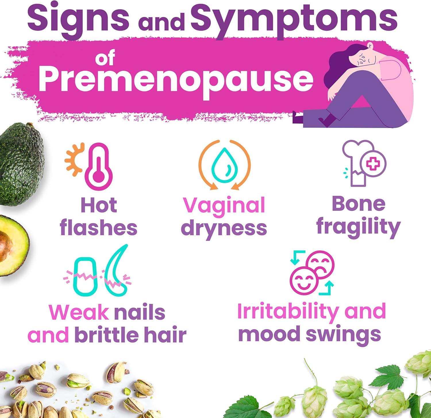 Climafort 60 Day Supply | Menopause Relief Pills | Natural Relief for Hot Flashes, Night Sweats, Mood Swings & Hormone Balance | Hops, Vitamins, and Minerals | 1 Capsule Daily - Image 4