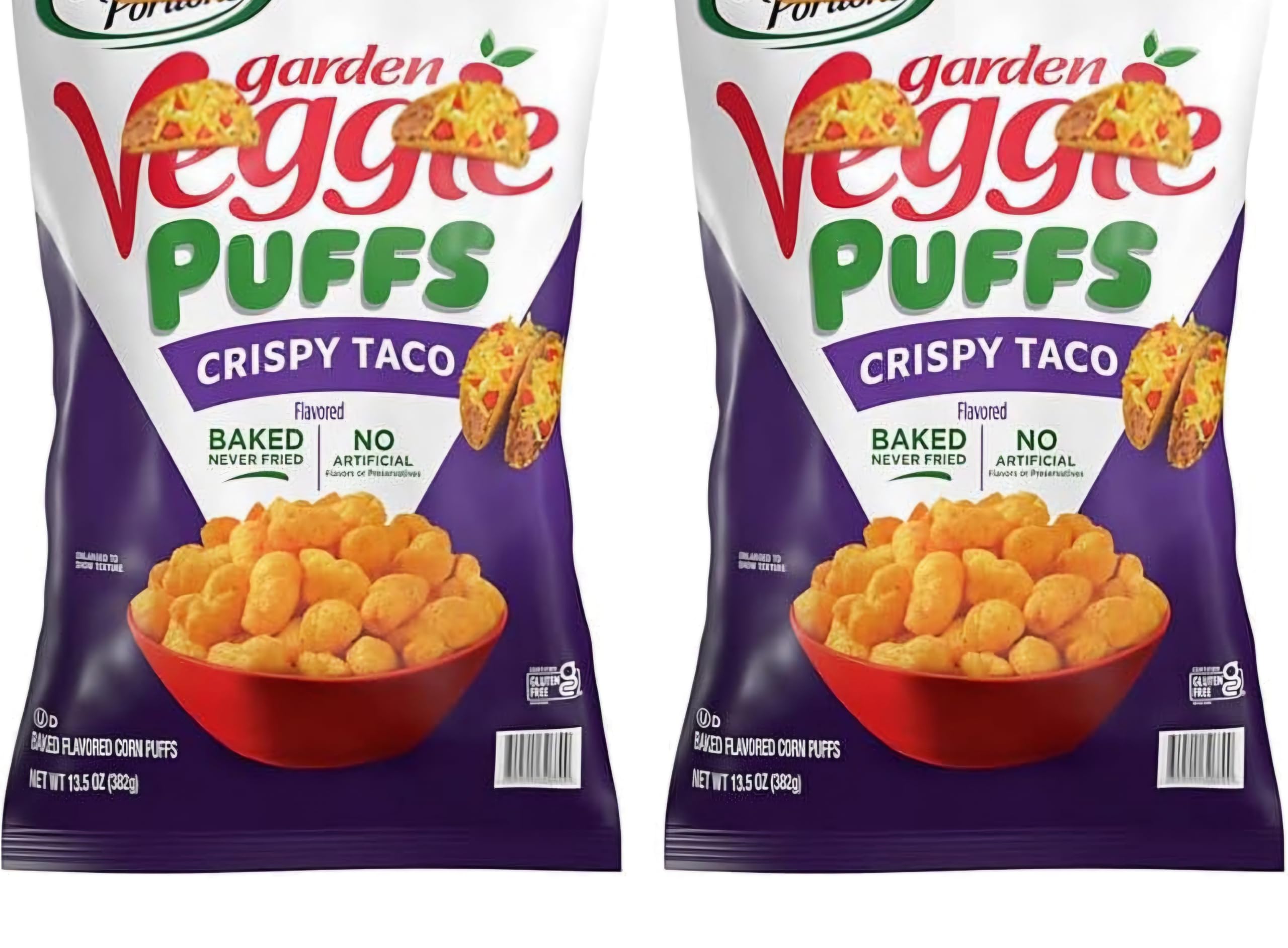 Vegan Gluten Free Baked Crispy Taco Puffs - Perfect Snack for Health-Conscious Consumers | 1|5 oz. Pack | Limited Editio