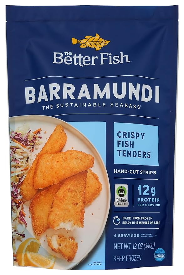 Amazon.com: The Better Fish Barramundi Fillet Breaded, 12 Oz : Grocery ...