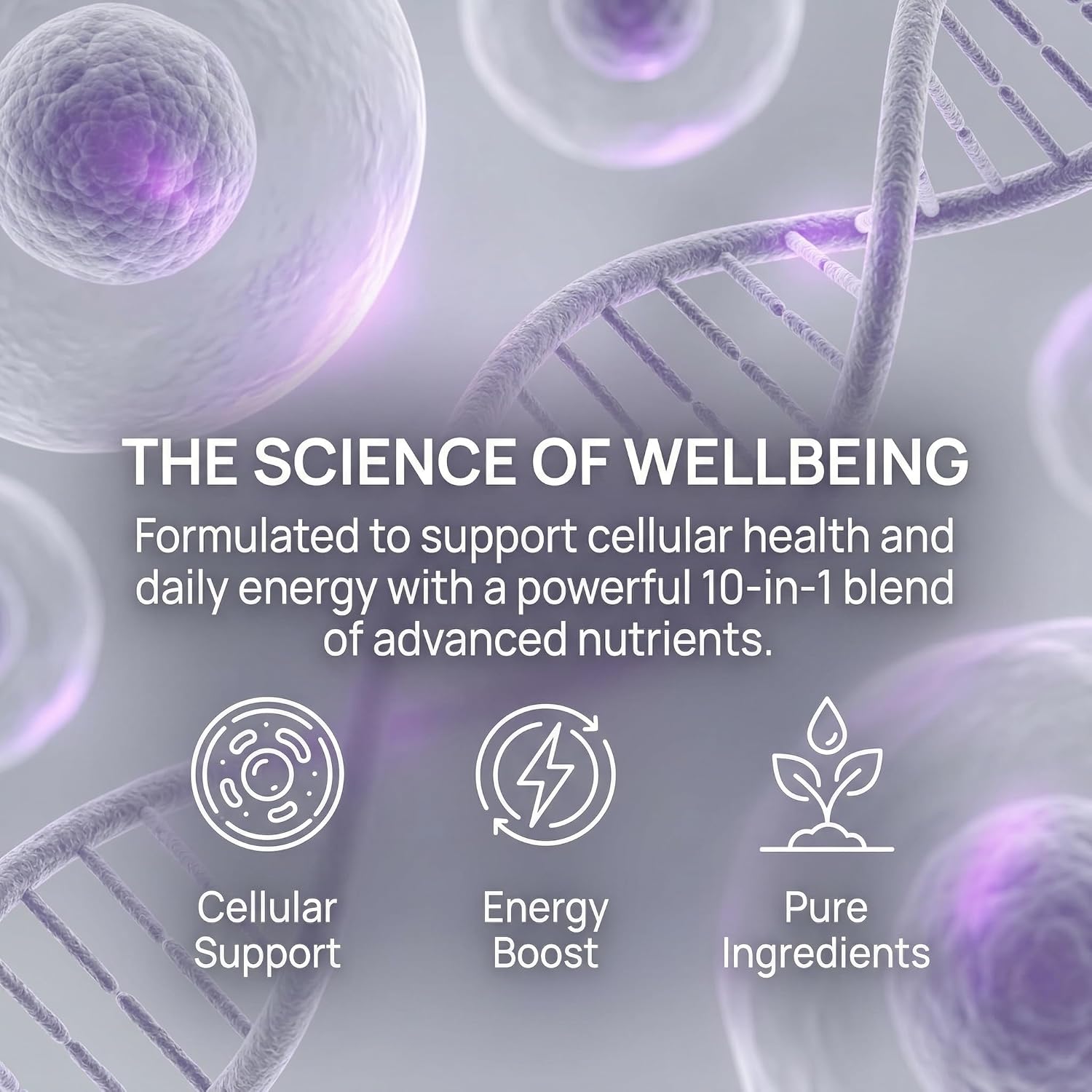 Auvra NMN 10 in 1 Capsules - 1000mg Per Serving, Cellular Energy & Daily Vitality Supplement with NAD+, TMG & Nutrient Blend, Wellness Support Capsules, Dietary Supplement - 120 Capsules