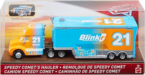 Coches Disney Pixar Blinkr #21 Speedy Comet's Hauler