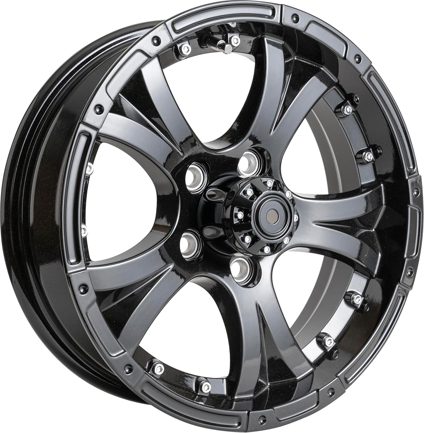 Viking Series Aluminum Trailer Wheel - 15x5 5x4.5 BFPB 0 OS 2150 LCC