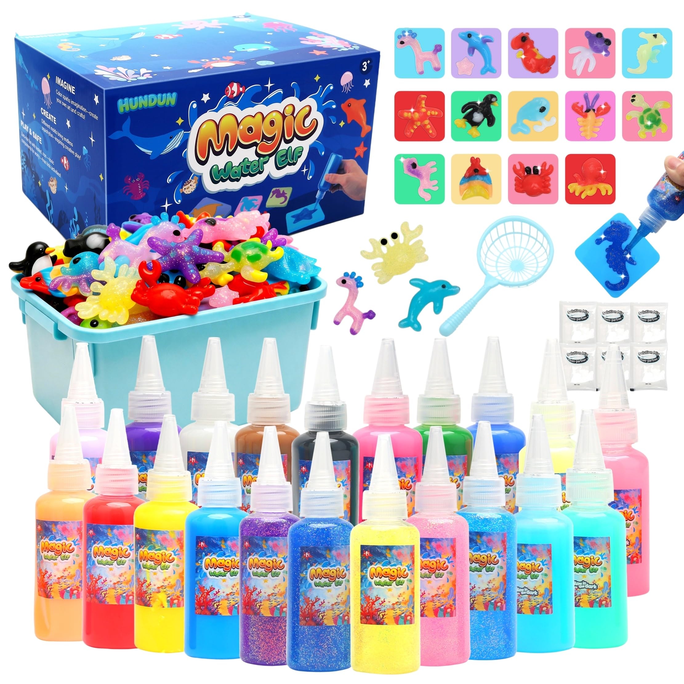 HUNDUN Magic Water Gel Kit for Kids