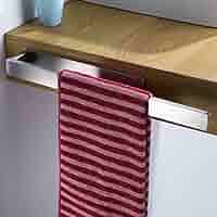 Portasciugamani Da Bagno Autoadesivo - Acciaio Inossidabile 40 Cm, Carico 8 Kg - Foto 3