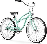 Vista 23 de Sixthreezero Urban Lady Beach Cruiser - Bicicleta híbrida de 3 velocidades para mujer