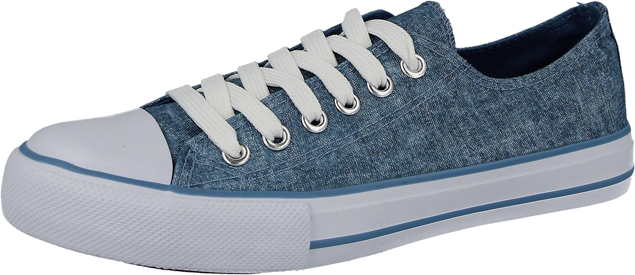 Ladies Girls Kids Canvas Low Top Lace up Pumps Plimsoll Casual Sneakers Trainers Shoes Size 10 Infant -UK 9