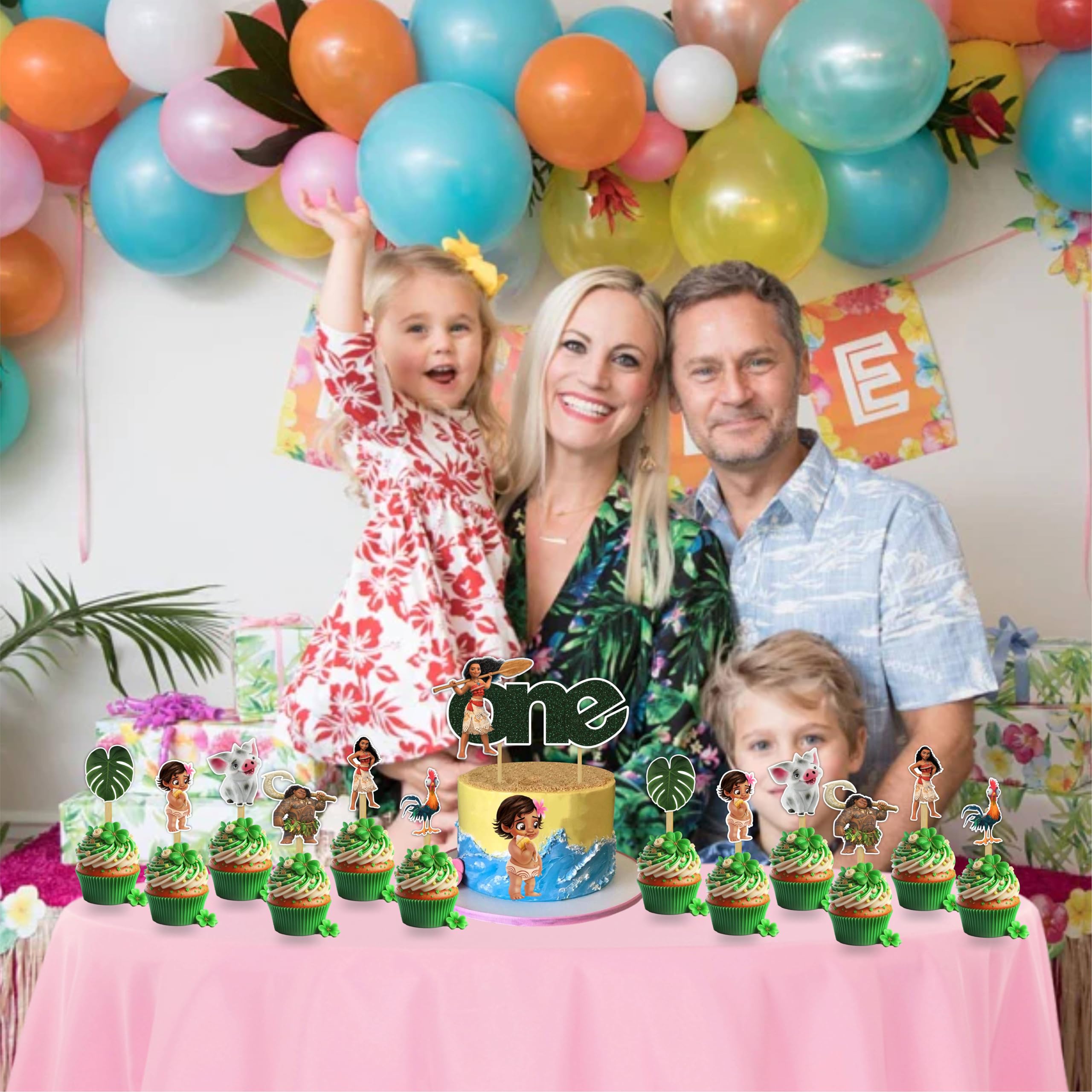 Decoración para cupcakes Mna - Decoración de fiesta personalizada - Elegante decoración para tartas - Opciones de nombre y edad - Perfecto para cumpleaños y eventos de celebración