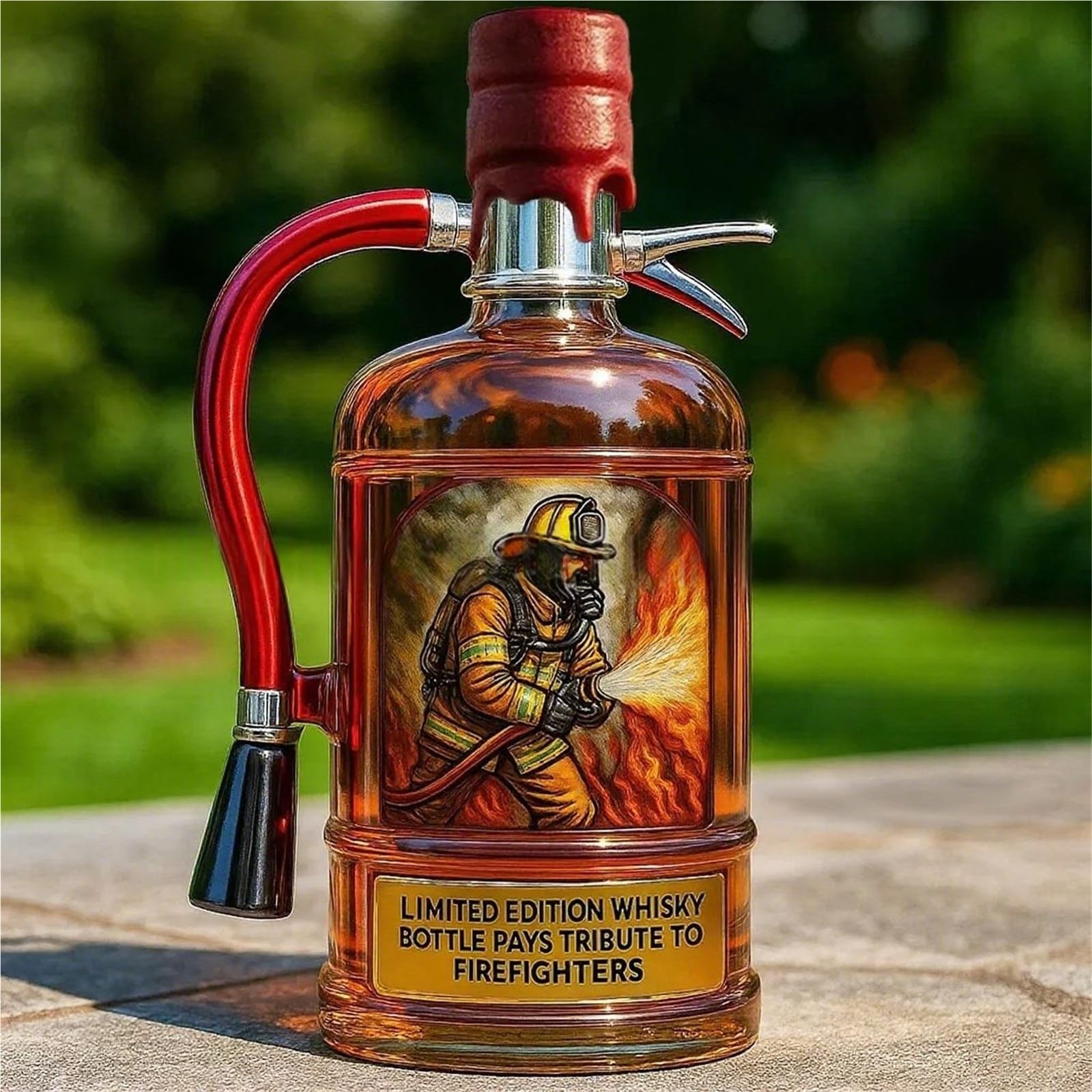 VHcgCGJ Animal-shaped decanter, 300ML Whiskey Decanter Wine Bottles Art Statue Figurine - Interesting Glass Statues(#2)