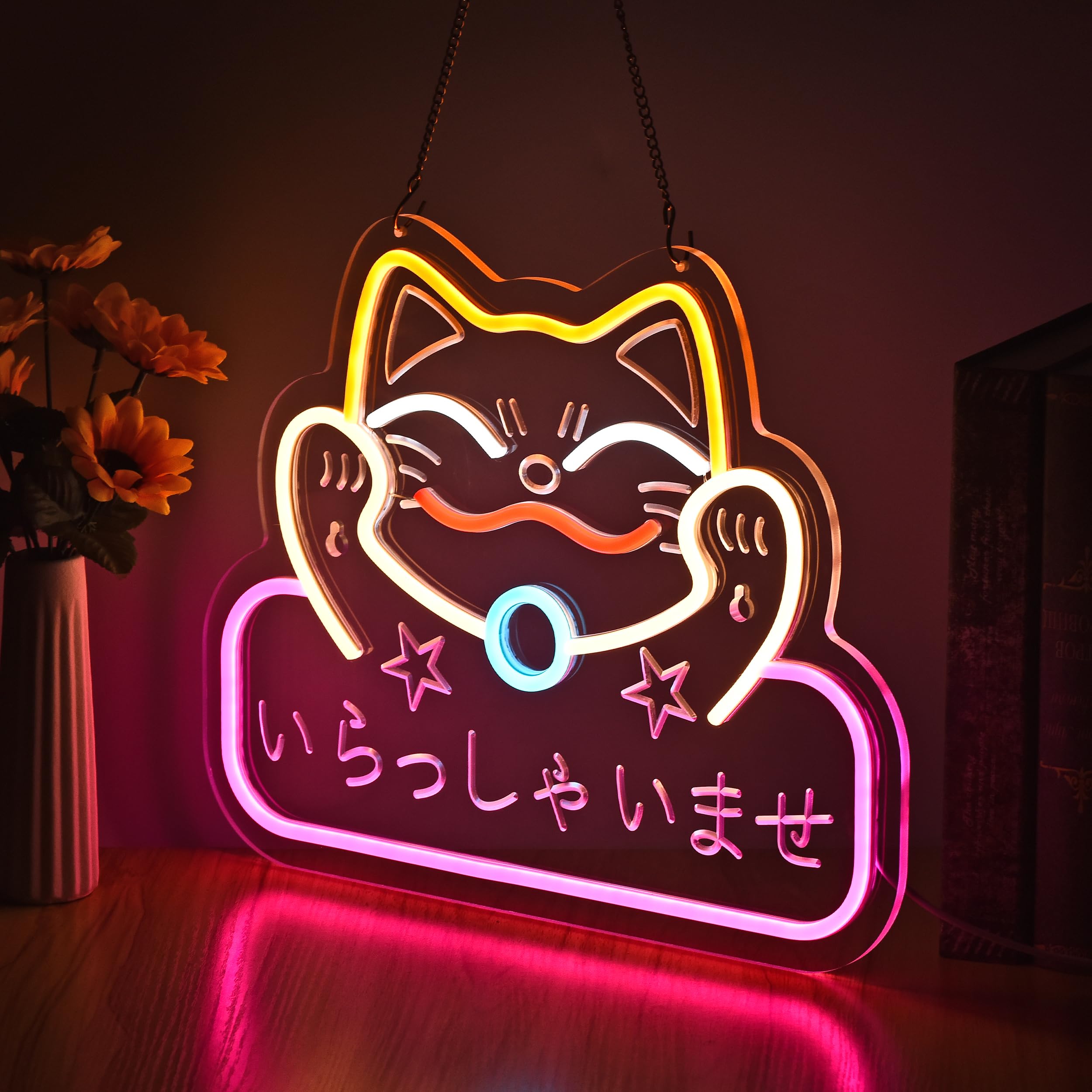 Amazon.co.jp: JOMOBUTY いらっしゃいませ ネオンサイン welcome
