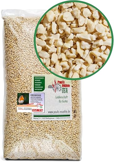 Paul´s Mühle Erdnüsse für Vögel, Erdnusskerne gehackt, 10 kg