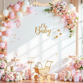 Besutolife Square Arch Backdrop Cover, 6.6×6.6 FT Spandex Arch Covers Stretchy Fitted Balloon Arch Stand Cover for Wedding, Birthday Party, Baby Shower, Photo Booth, Graduation Ceremony, White
