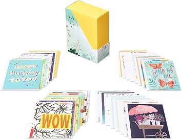 Luxury cards for all occasions with American Greetings Envelopes and product box, birthday, wedding, thanks and more, 32pcs
