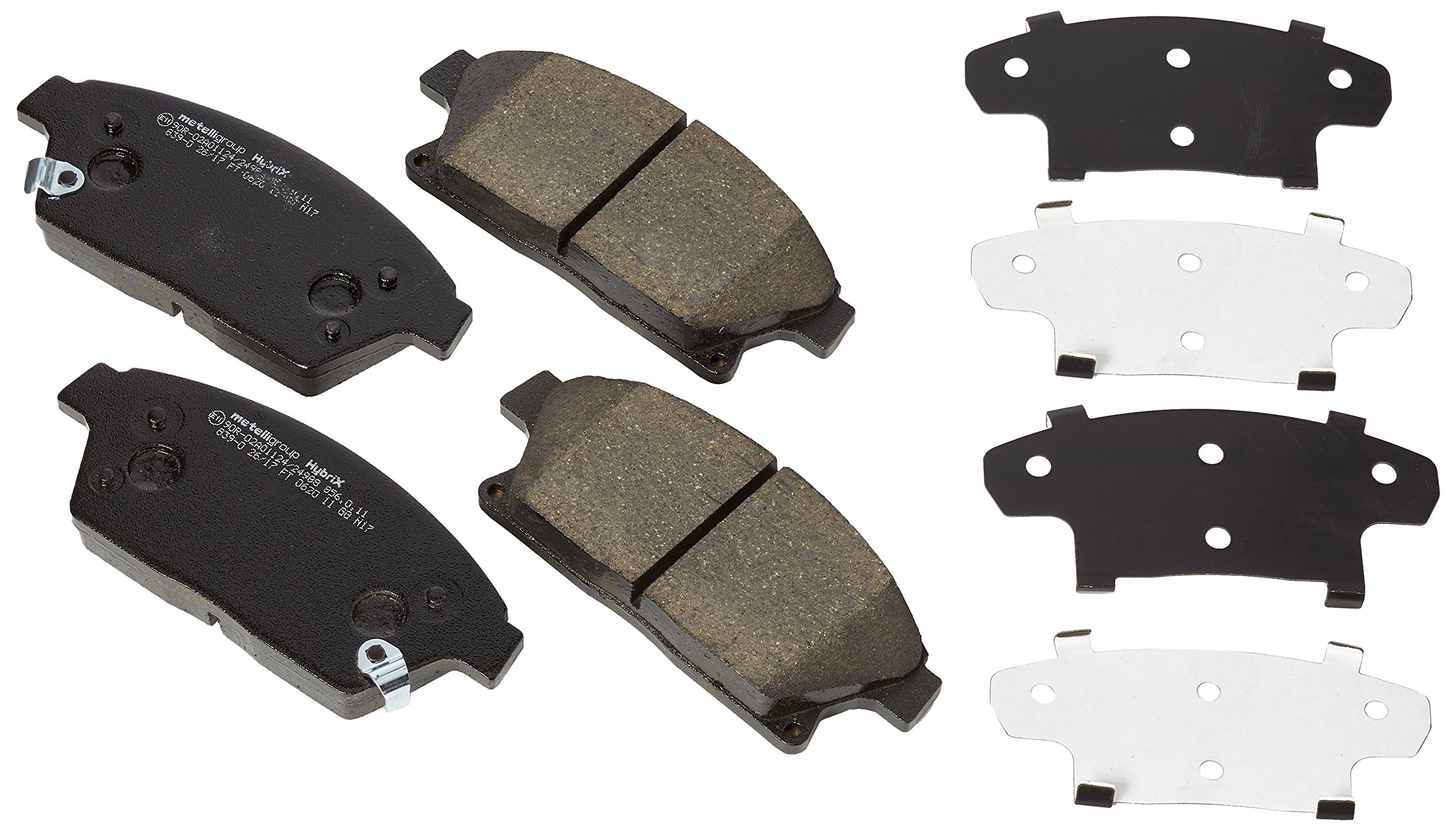 Metelli Bremsbelagsatz, Scheibenbremse 2208390 Für Vaughall Opel Chevrolet