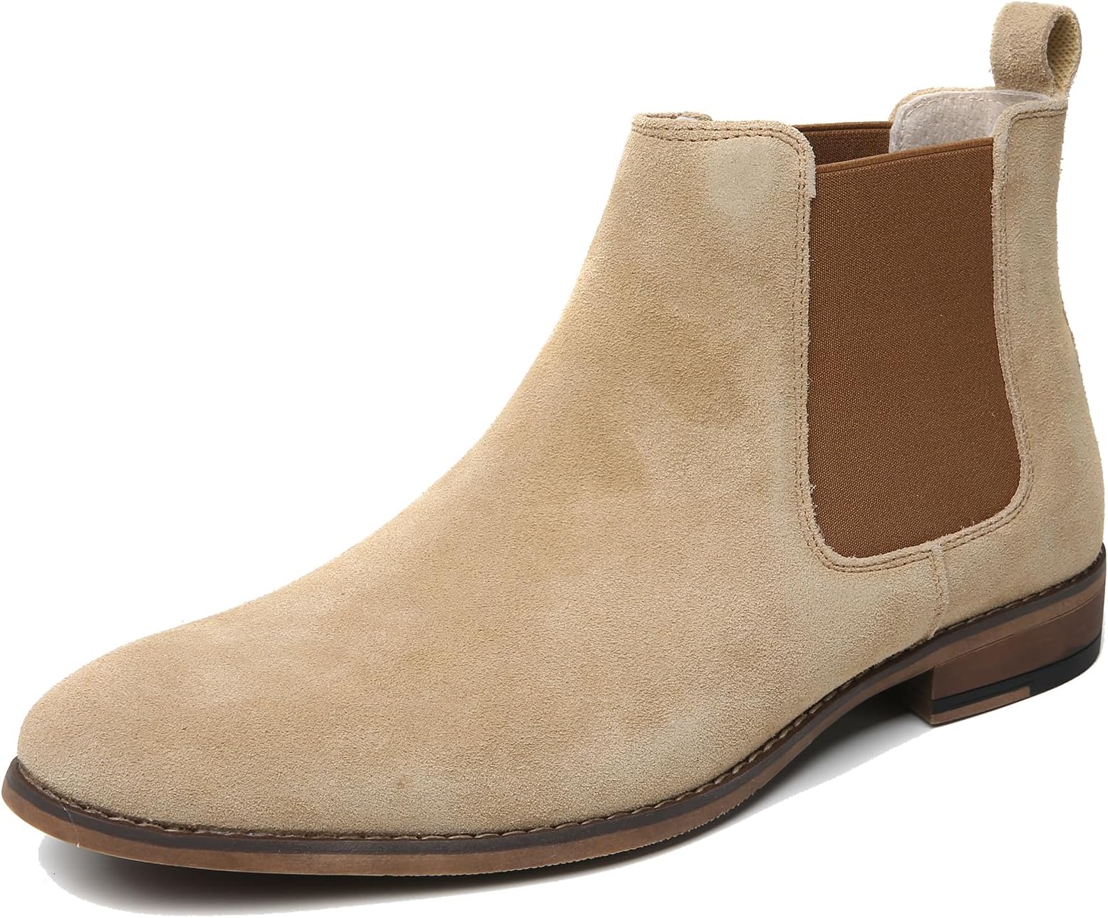 CestfiniChelsea Boots Men Classic Elastic Dress Boots Casual Men's Chelsea Ankle Boots
