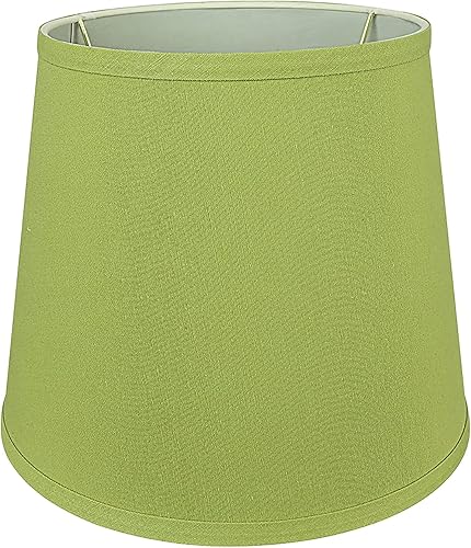 Miniatura 8 de Aspen Creative 58787A, Empire Uno - Persiana de lámpara, azul claro, 7.5 pulgadas superior x 10 pulgadas inferior x 8.5 pulgadas de altura