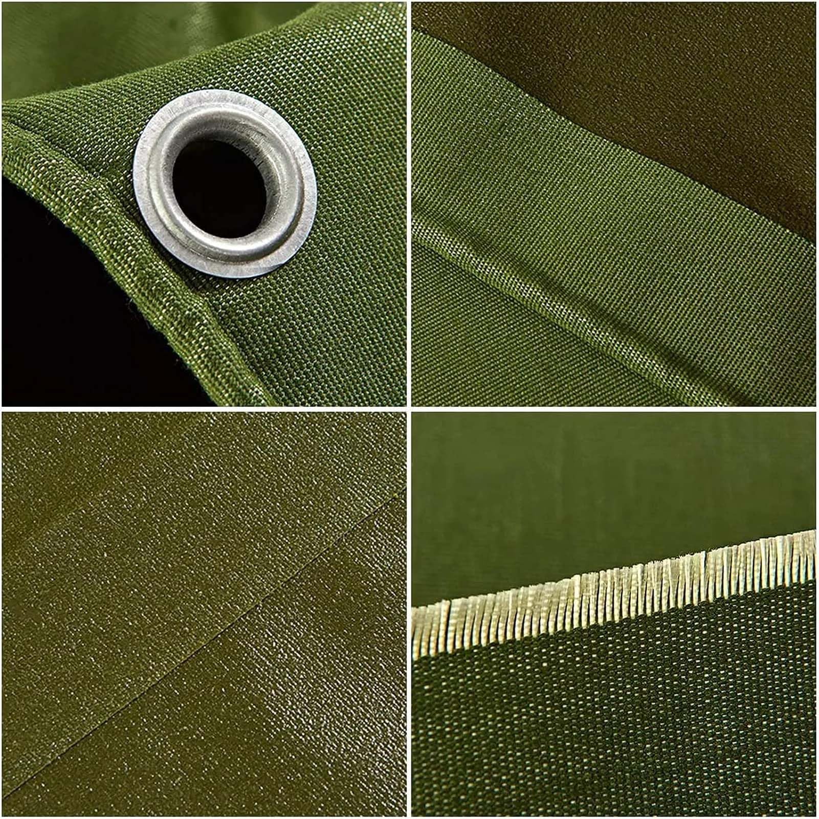 Amazon.com: Amunpitic Tarp Canvas Heavy Duty 3.3x3.9 ft