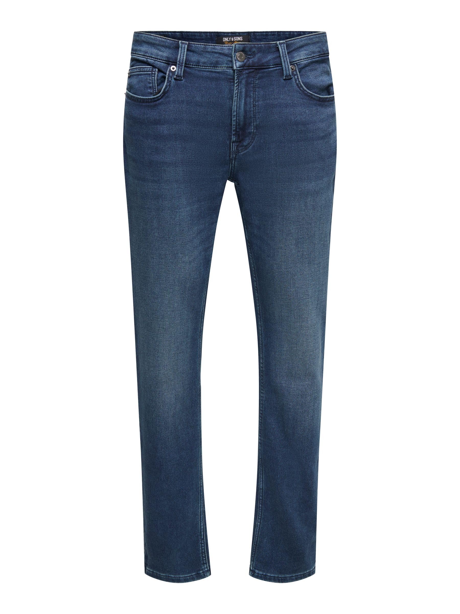 Only & Sons Mens Onsloom Dark Blue Sweat Pk 3631 Noos Slim Jeans, Blue (Blue Denim Blue Denim), 36W / 34L UK
