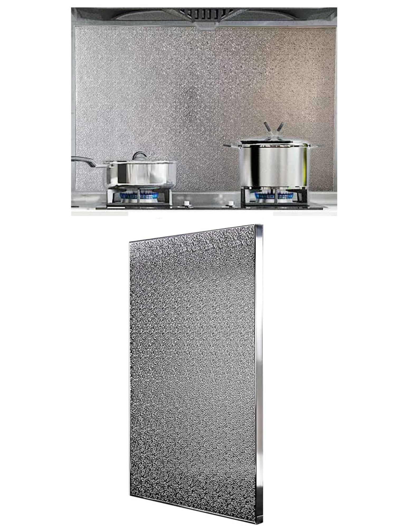 Samoprzylepna i magnetyczna mata termoizolacyjna, osłona termiczna na bok lodówki, mata z folii aluminiowej do grilla, kuchenki, piekarnika i lodówki (rozmiar 1,40 x 60 cm)