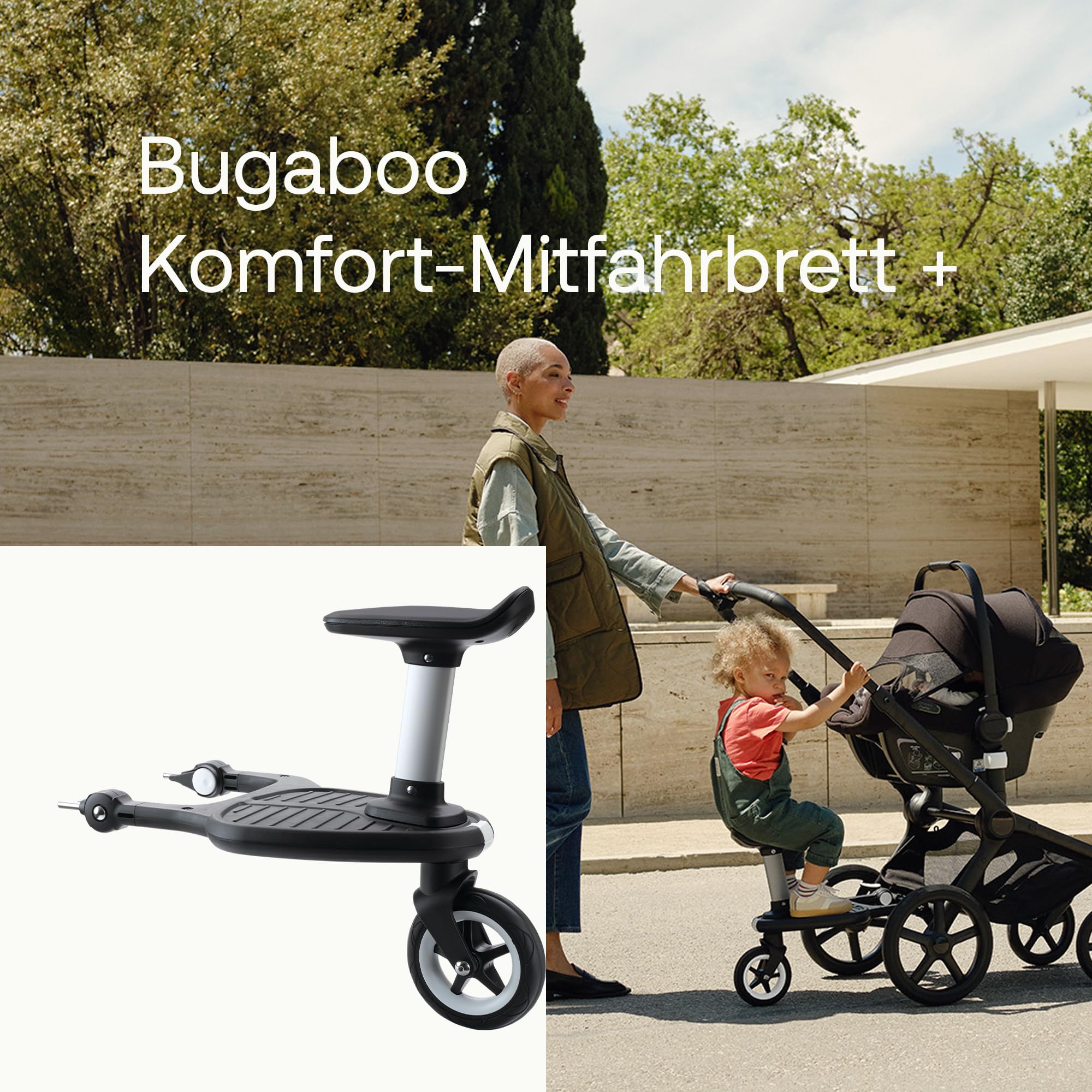 Bugaboo Mitfahrbrett, Kiddyboard für alle Modelle mit Komforträdern ab 2017