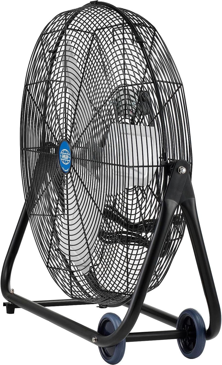 Global Industrial Portable Tilt Floor Fan, 24", Direct Drive