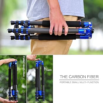 Amazon.com : Zomei Z888C Professional Portable Carbon Fiber Tripod