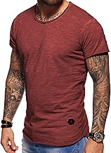 behype. Men's Oversize Short Sleeve Basic T-Shirt Crew Neck O-Neck 20-1730